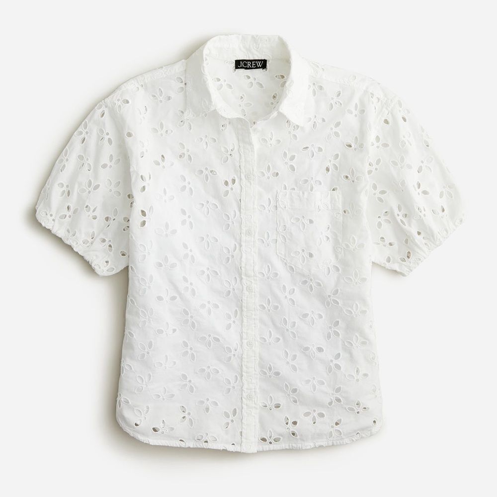 J Crew Spring Garden Eyelet Top NWT - Picture 2 of 11